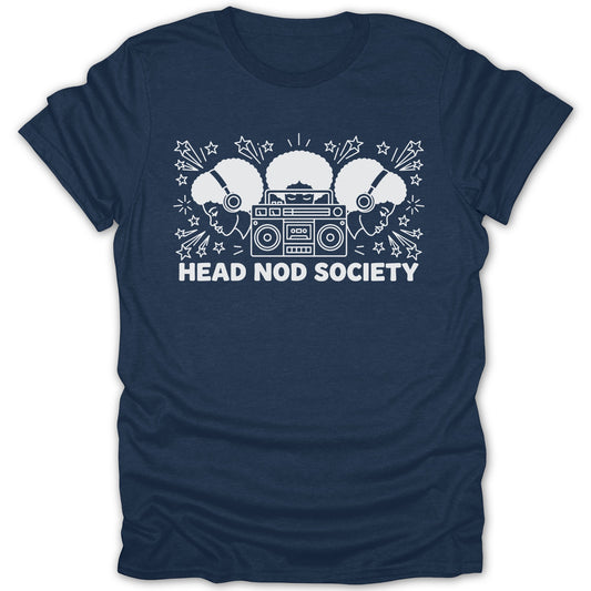 Head Nod Society Vintage Boombox Afro T-Shirt