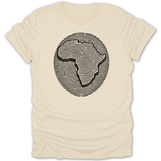 Africa Identity Fingerprint Tee - Zion Threadz