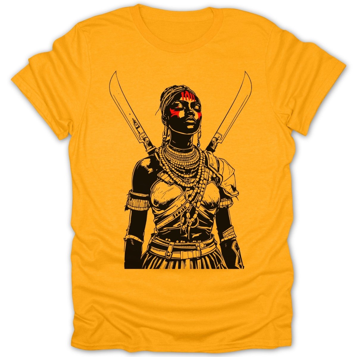 Dahomey Agojie Warrior Battle Ready Tee - Zion Threadz