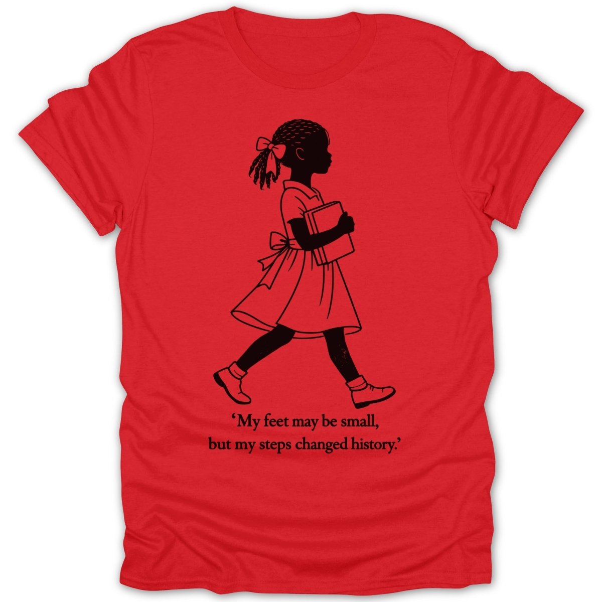 My Feet Changed History Line Art Tee - Zion Threadz