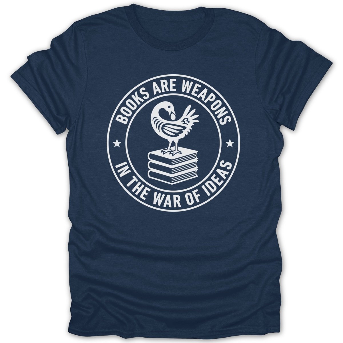 Books Are Weapons Badge Tee - Zion Threadz