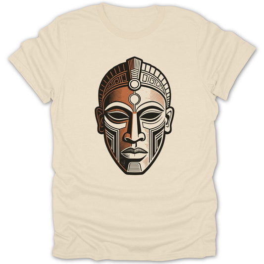 Intricately Designed Mask Illustration T-Shirt Product