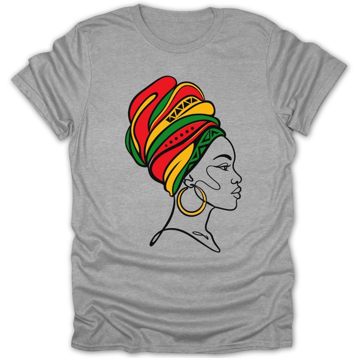 Juneteenth Essence Headwrap Tee - Zion Threadz
