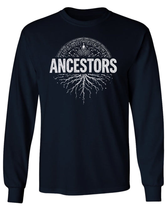 Ancestors Roots Long Sleeve Tee - Zion Threadz