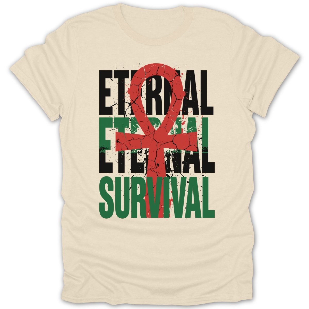Eternal Survival Ankh Tee - Zion Threadz