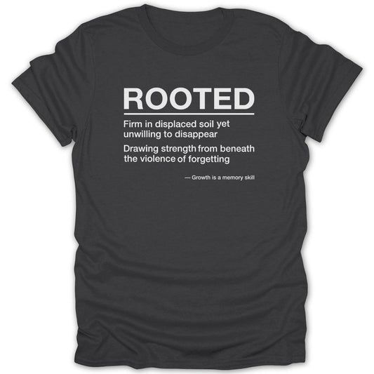 Rooted Description Quote Tee - Zion Threadz