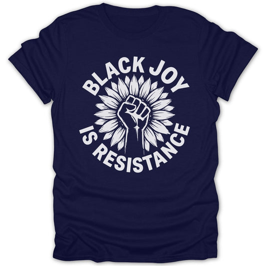Black Joy Is Resistance BW Tee - Zion Threadz