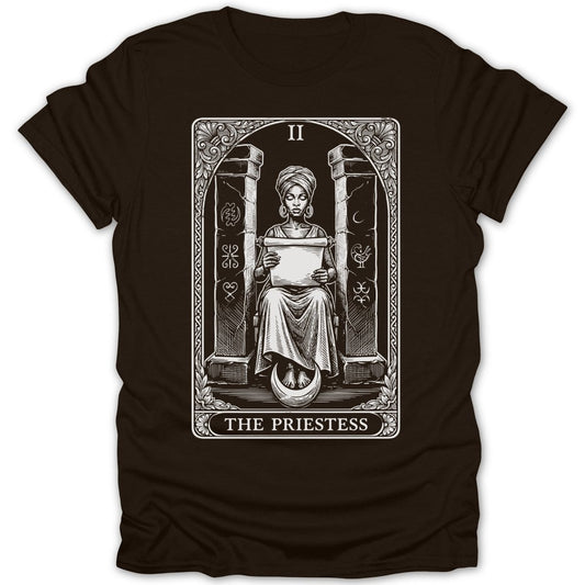 High Priestess Tarot B Tee - Zion Threadz