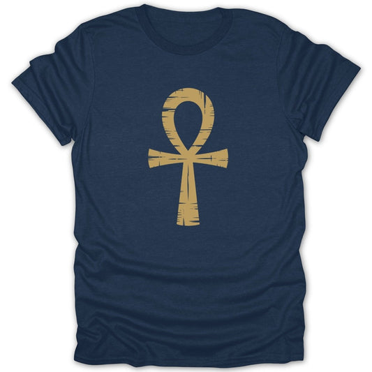 Ankh Symbol GLD Tee - Zion Threadz