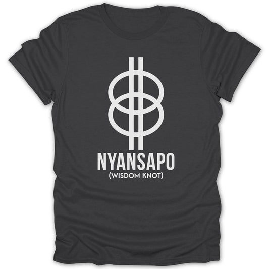 Nyansapo Wisdom Knot Symbol Graphic T-Shirt