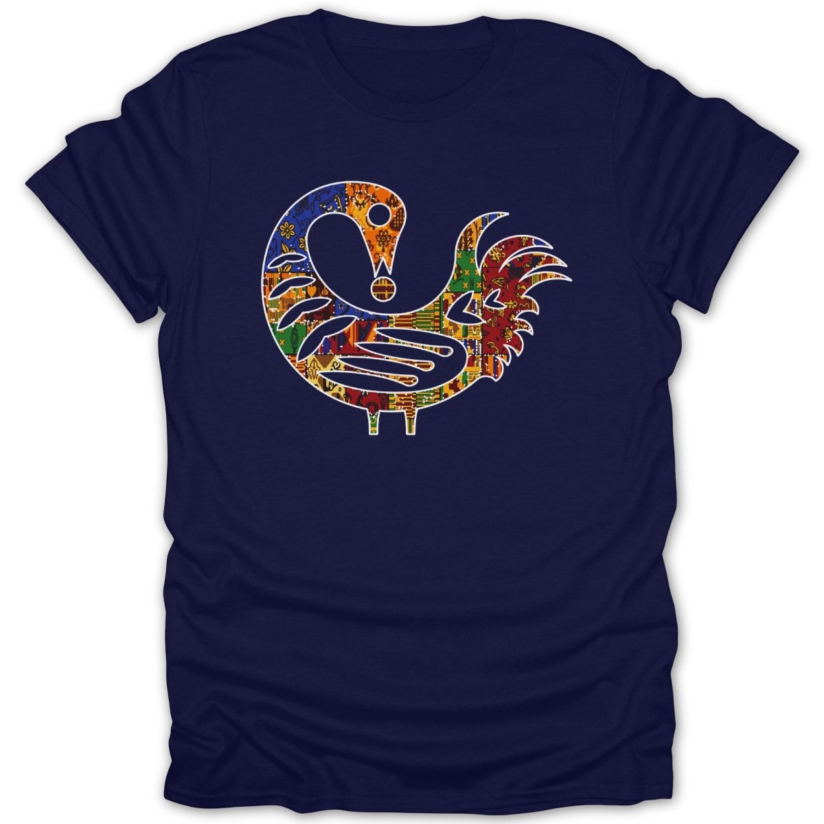 Sankofa Adinkra Tribal Pattern Tee - Zion Threadz