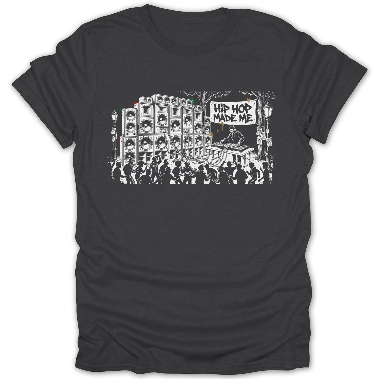 Hip Hop Made Me DJ Street Art Graphic T-Shirt