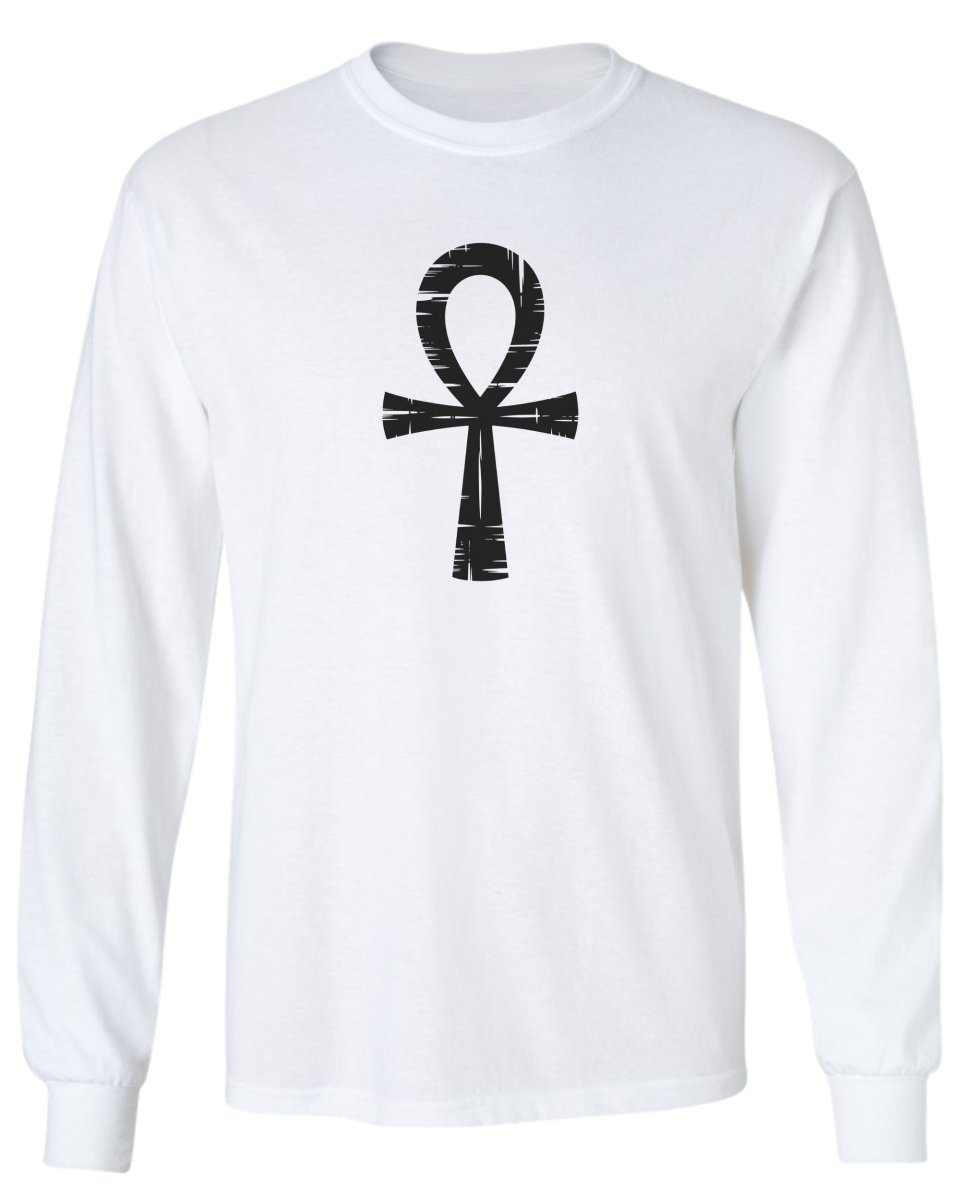 Ankh Symbol Long Sleeve Tee - Zion Threadz