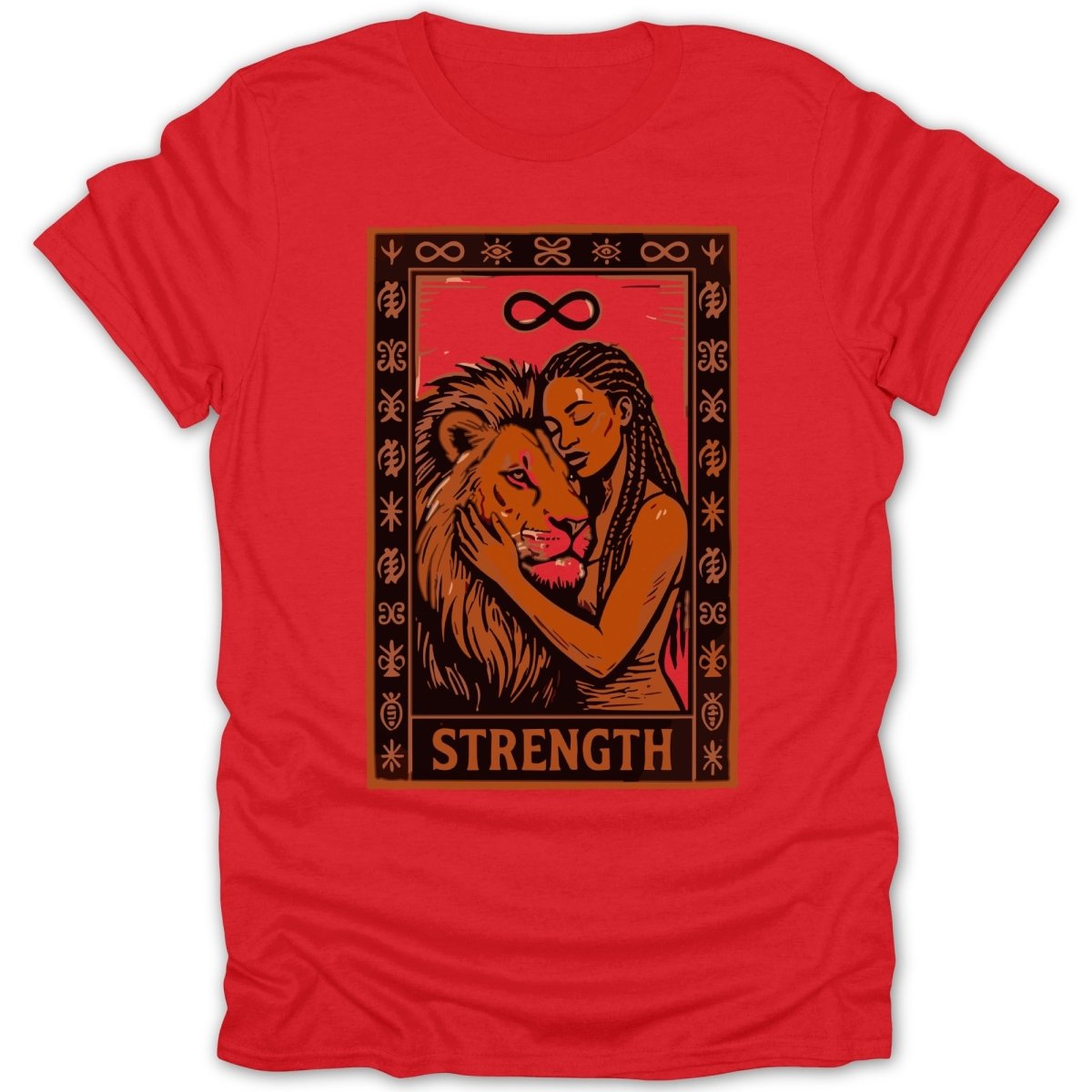 Strength Tarot Card Tee - Zion Threadz