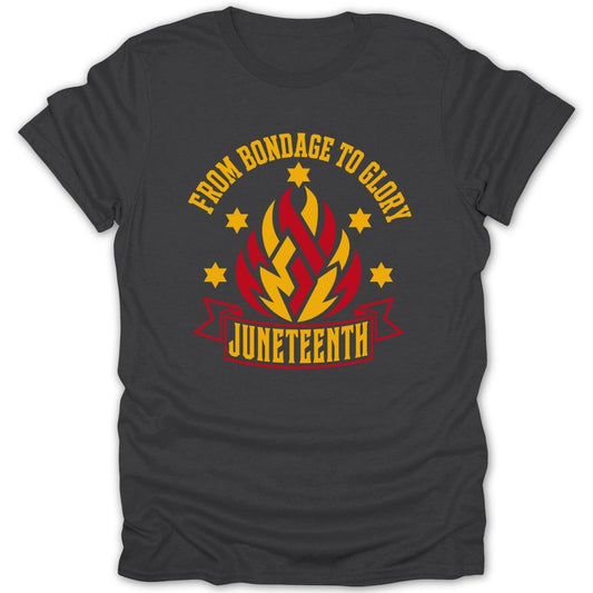 Juneteenth Glory Flame Tee - Zion Threadz
