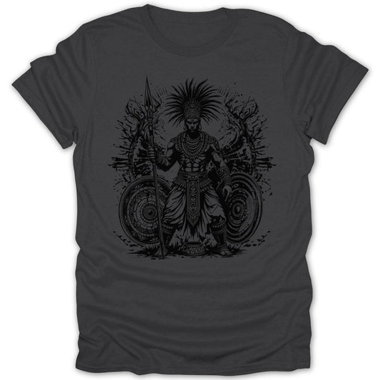 African Warrior Spear and Shield Tee - Zion Threadz