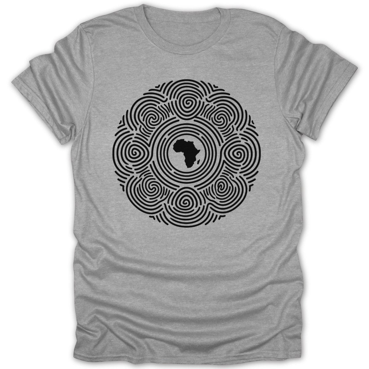 Continent Africa Mandala Tee - Zion Threadz
