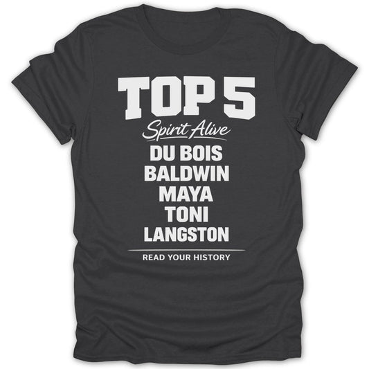 Top 5 Black Minds Tee - Zion Threadz