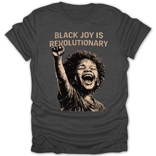 Black Joy Boy Tee - Zion Threadz