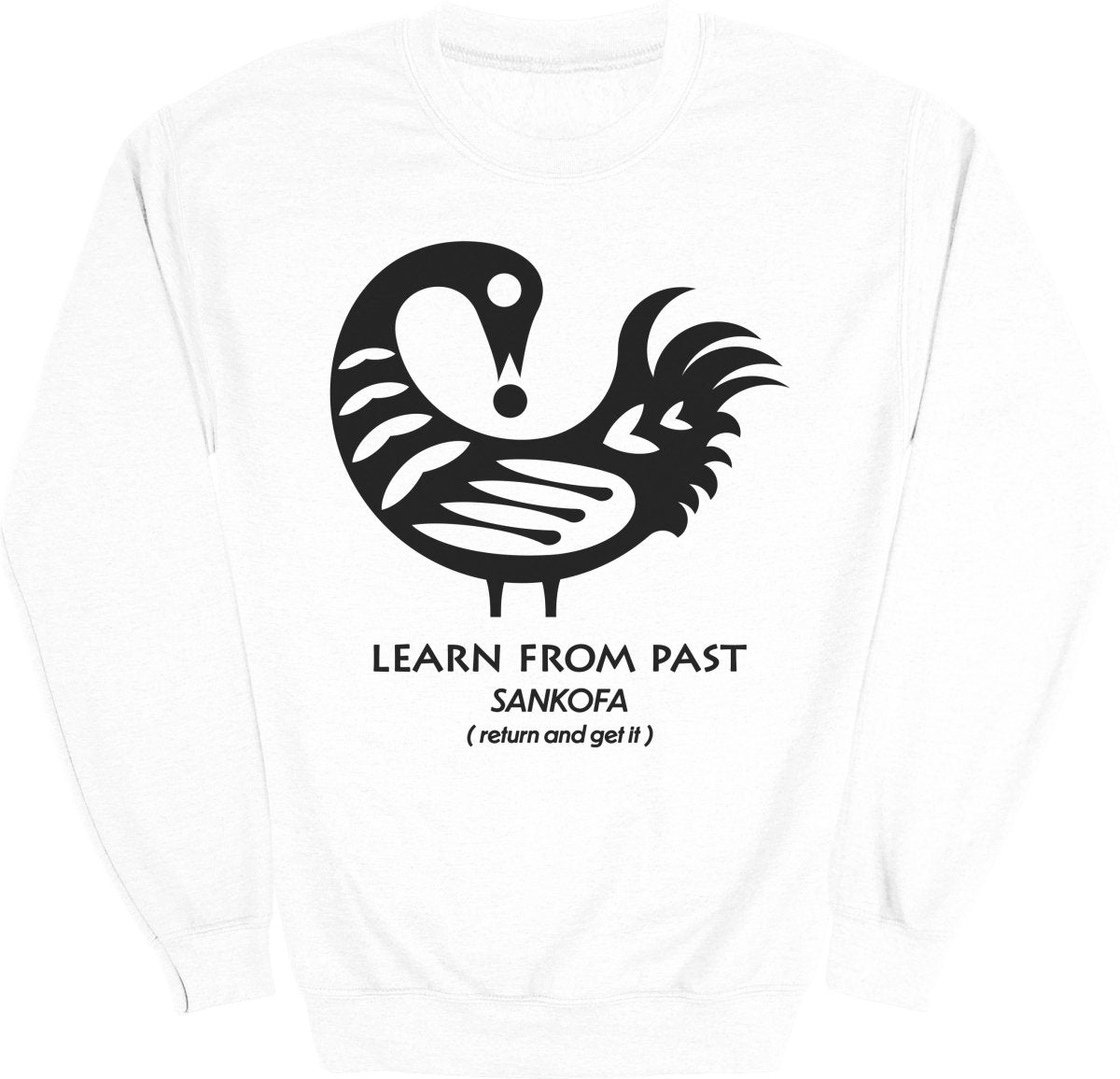 Sankofa Adinkra Learn From Past Sweatshirt - Zion Threadz