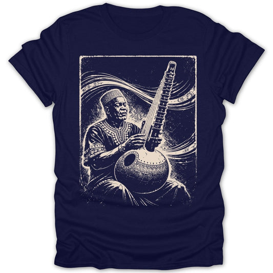 Soulful Kora Musician Tee - Zion Threadz