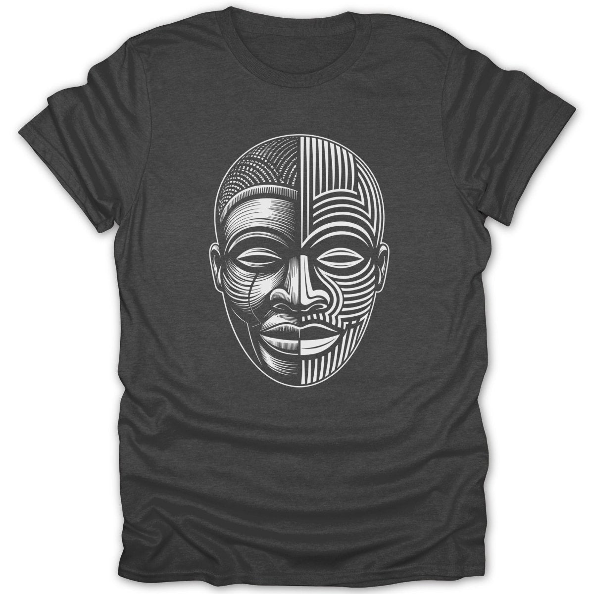 Duality Tribal Mask Tee - Zion Threadz