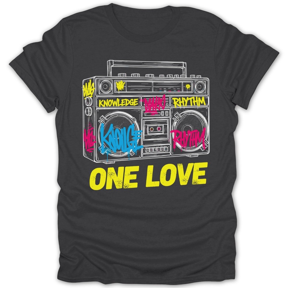 Knowledge Rhythm Boom Box Tee - Zion Threadz