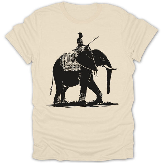 Tribal Leader Elephant Ride Tee - Zion Threadz