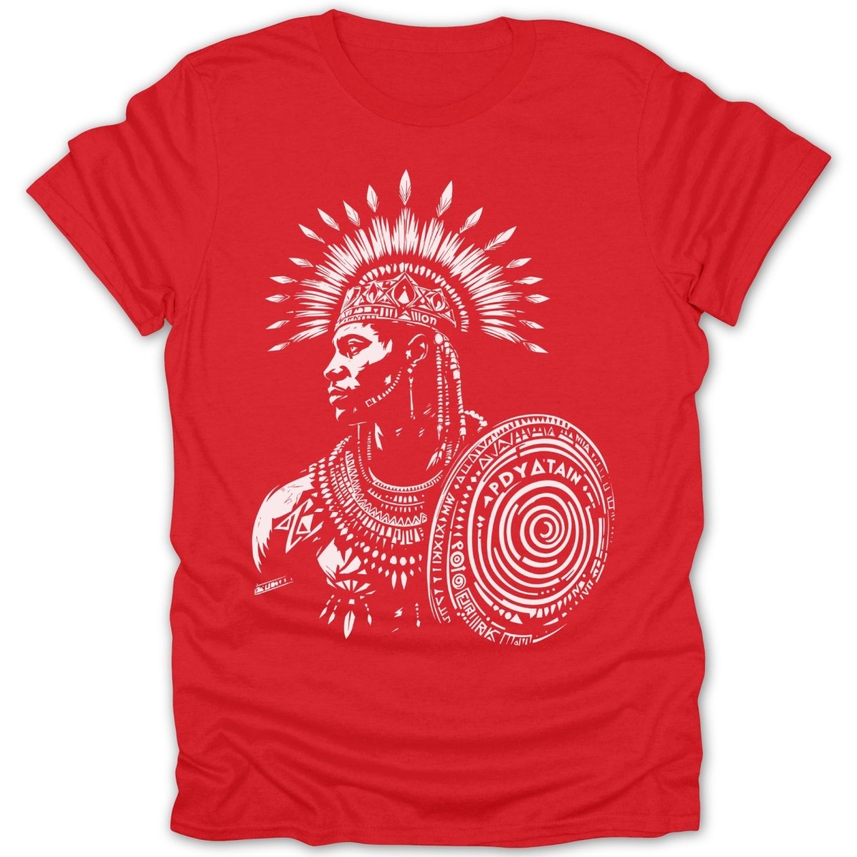 Tribal Chief with Shield Tee - Zion Threadz