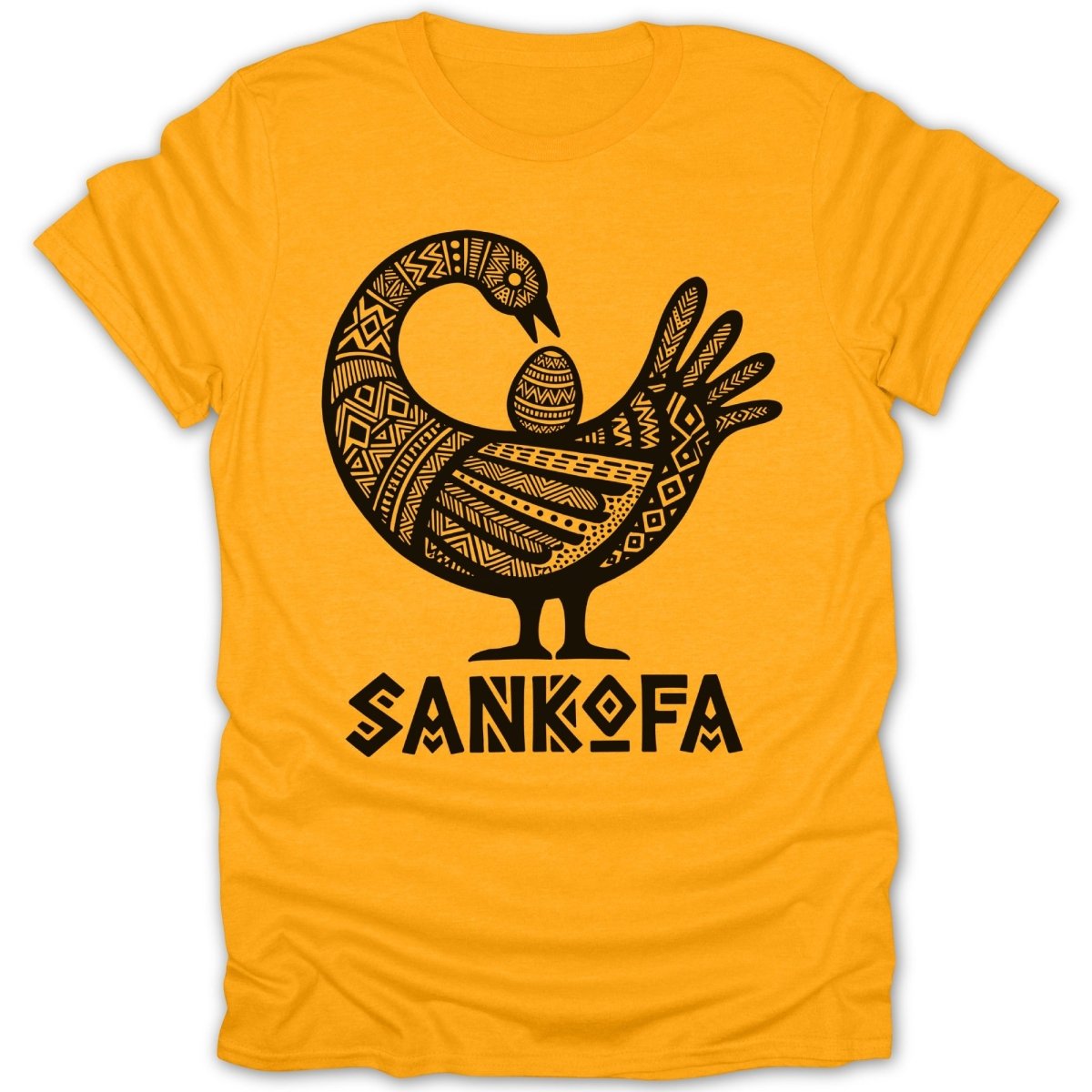 Sankofa Mud Cloth Pattern Tee - Zion Threadz