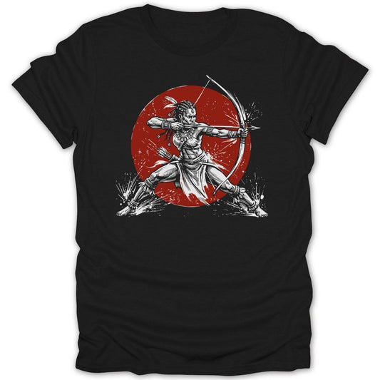Female Archer Warrior Tee - Zion Threadz