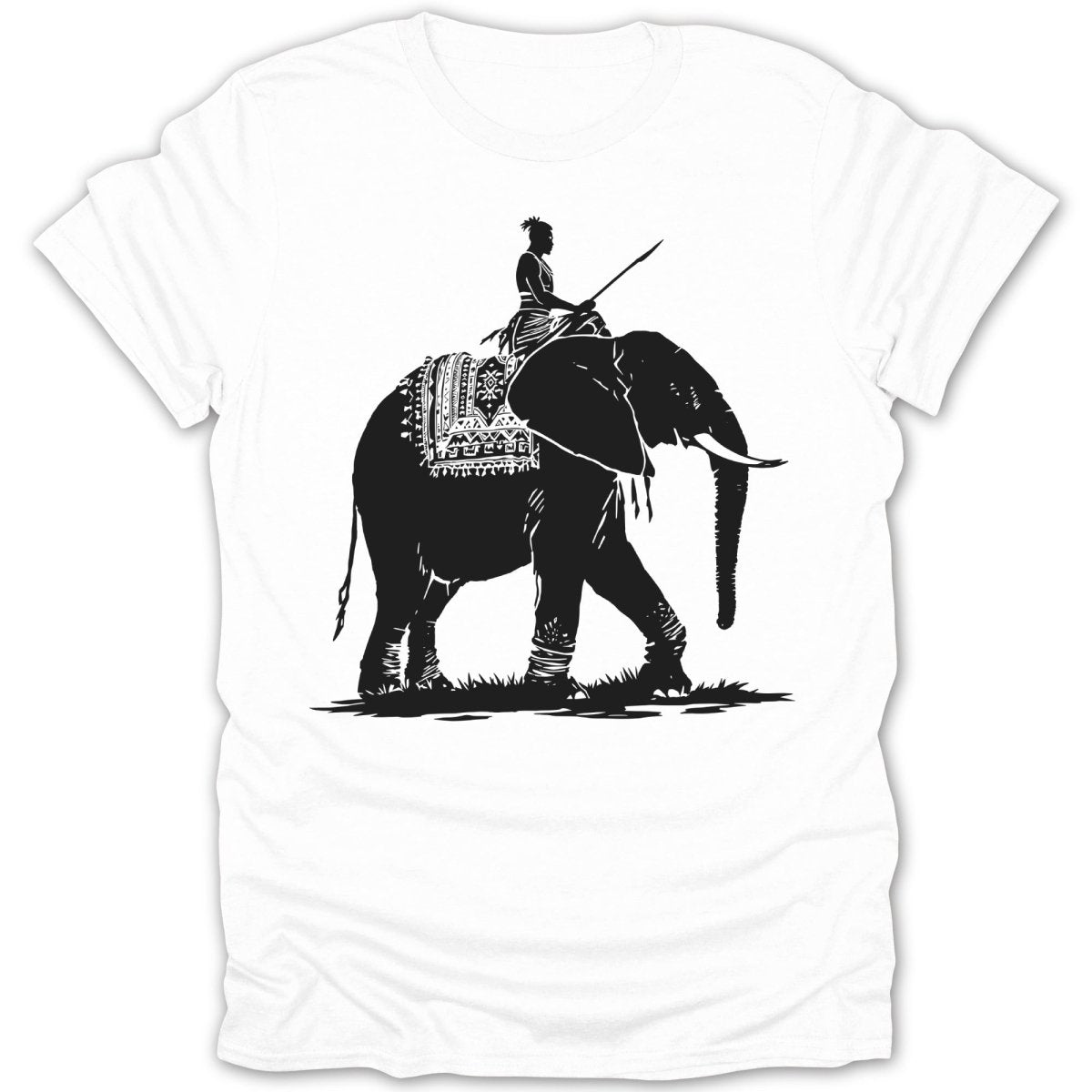 Tribal Leader Elephant Ride Tee - Zion Threadz