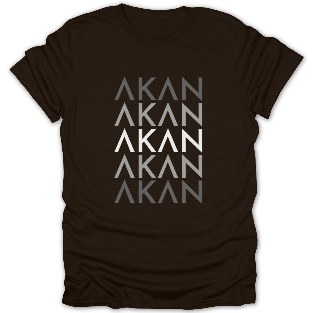 Akan Stacked Tee - Zion Threadz