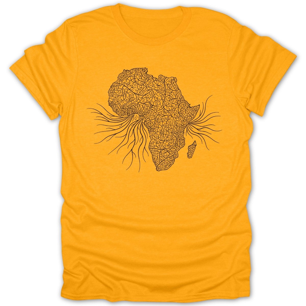 Africa Roots Map Tee - Zion Threadz