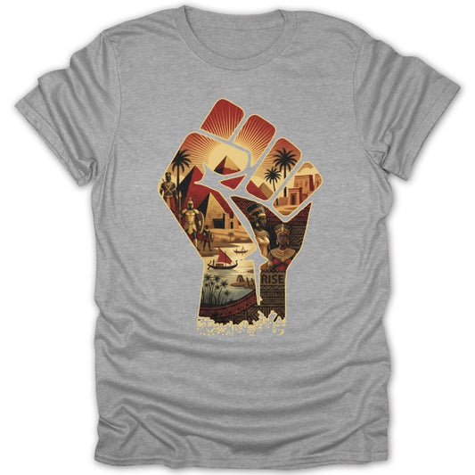 Black Fist Antient Egypt Tee - Zion Threadz