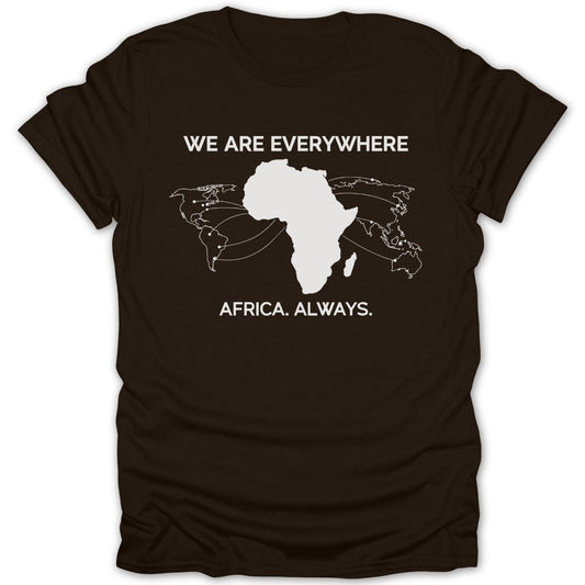 We Are Everywhere Africa Tee - Zion Threadz