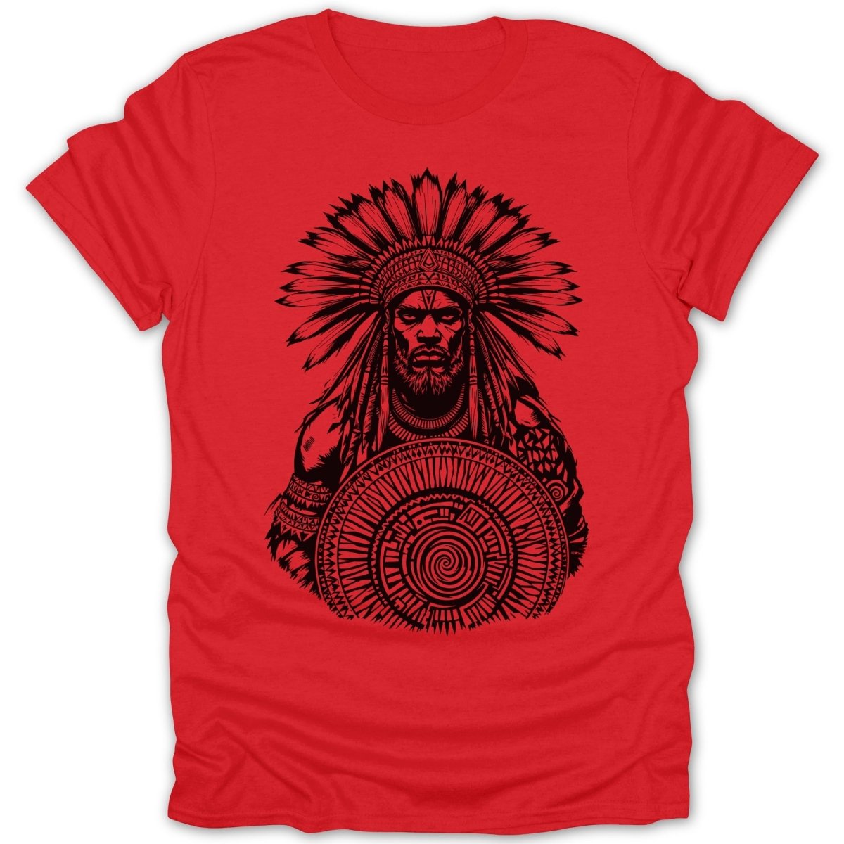 Tribal Warrior Portrait Tee - Zion Threadz