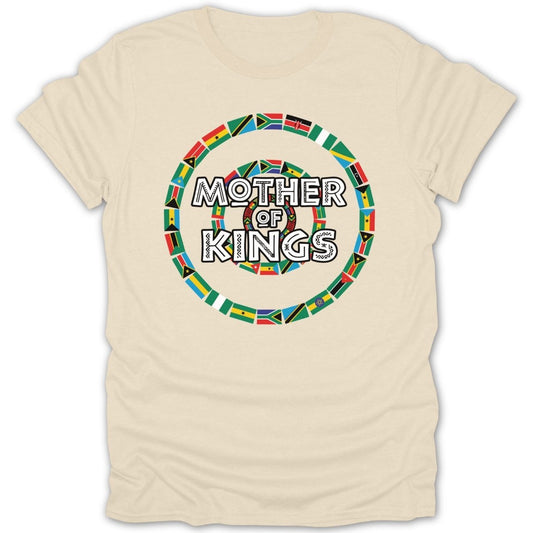 Mother of Kings African Flags Tee - Zion Threadz