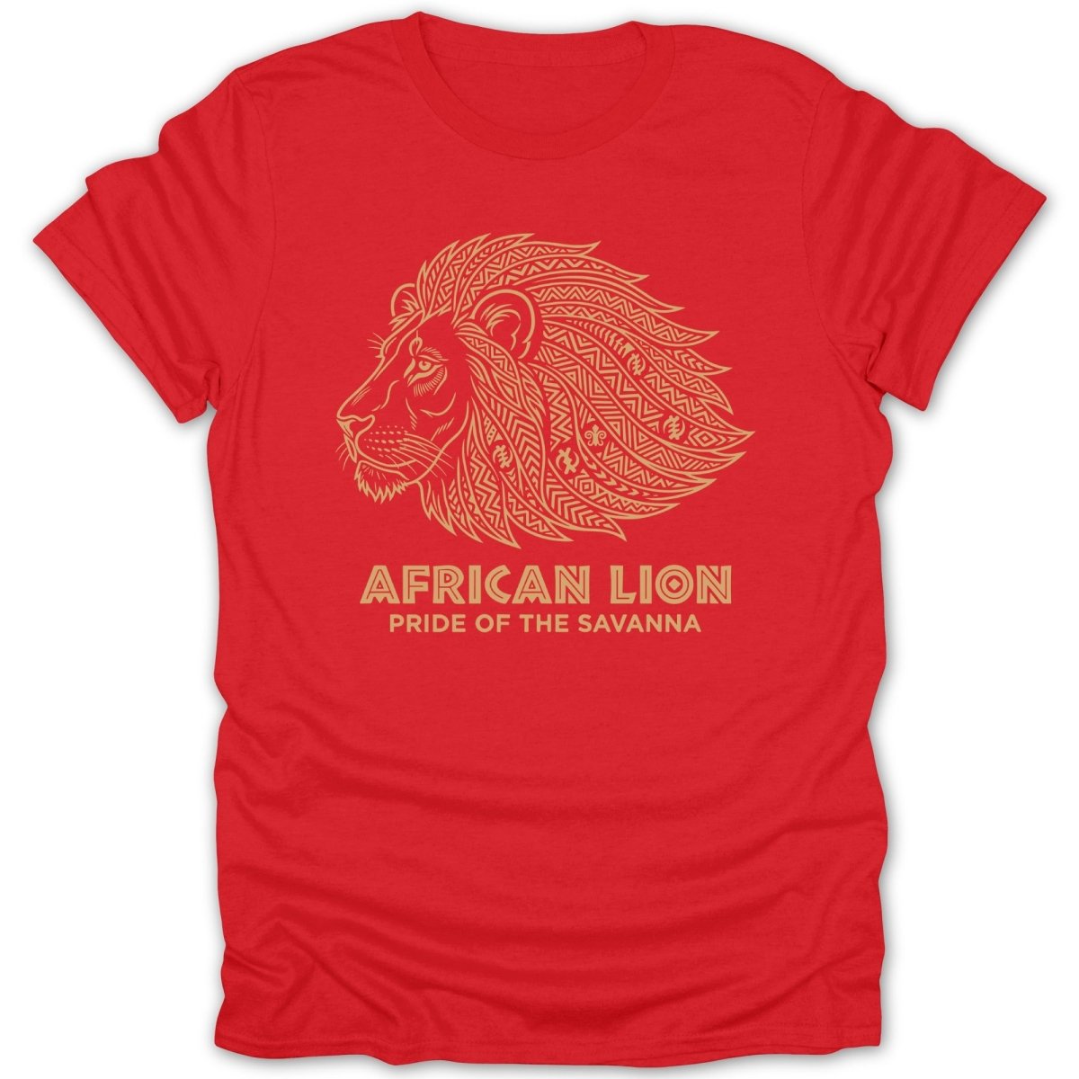 African Lion Pride Of The Savanna Tee - Zion Threadz