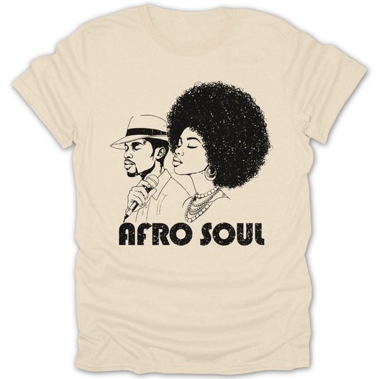 Afro Soul Music Duo Tee - Zion Threadz