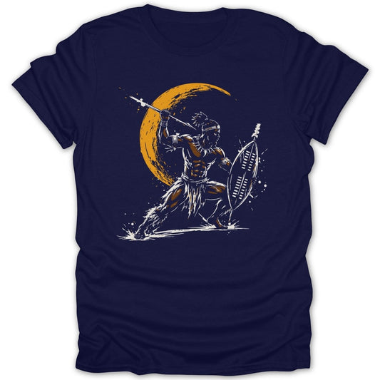 Warrior Shield Moonlit Tee - Zion Threadz