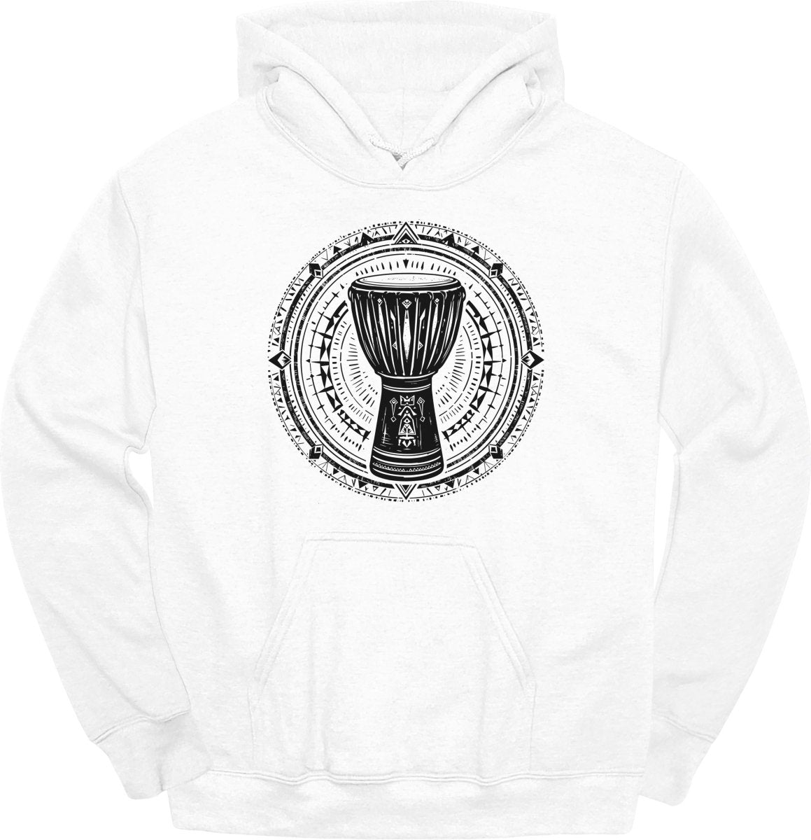 Djembe Drum Art Hoodie - Zion Threadz