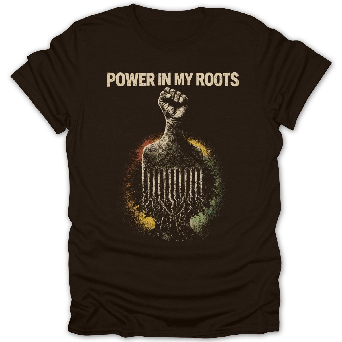 Power Fist Afro Pick Tee - Zion Threadz