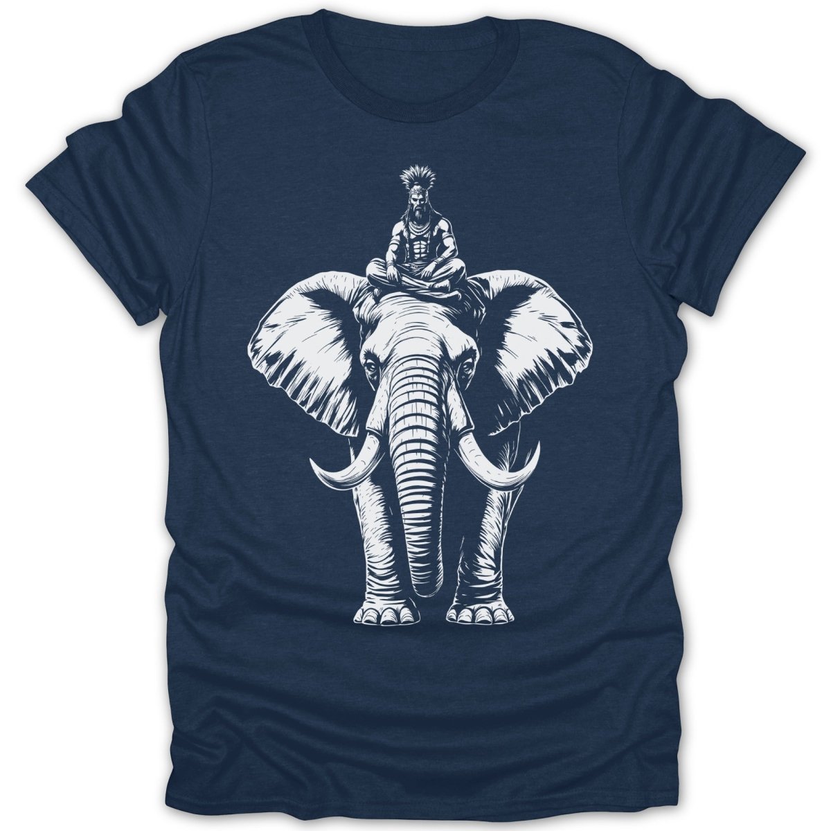 Man And Elephant Spiritual Theme Tee - Zion Threadz