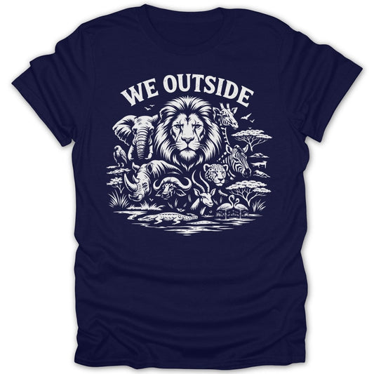 We Outside Safari Tee - Zion Threadz