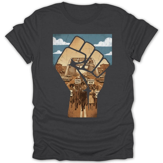Black Fist Civil Rights Tee - Zion Threadz