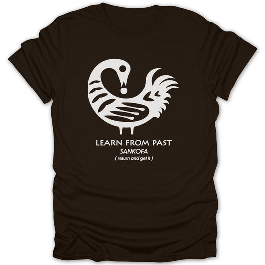 Sankofa Adinkra Learn From Past Tee - Zion Threadz