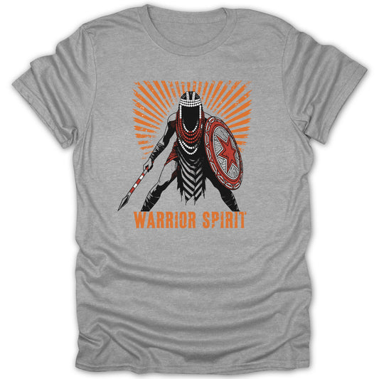 Warrior Spirit Design Graphic T-Shirt Product