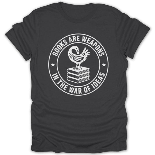 Books Are Weapons Badge Tee - Zion Threadz