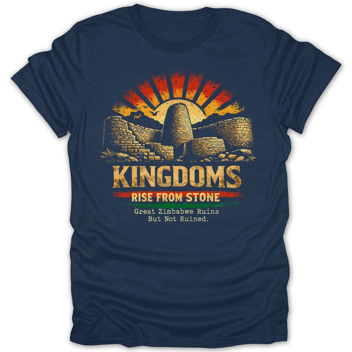 Kingdoms Rise From Stone Tee - Zion Threadz